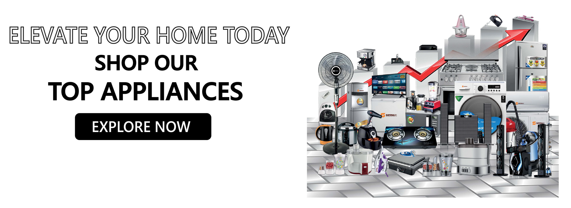 SayonaPPS home, kitchen and entertainment appliance collection